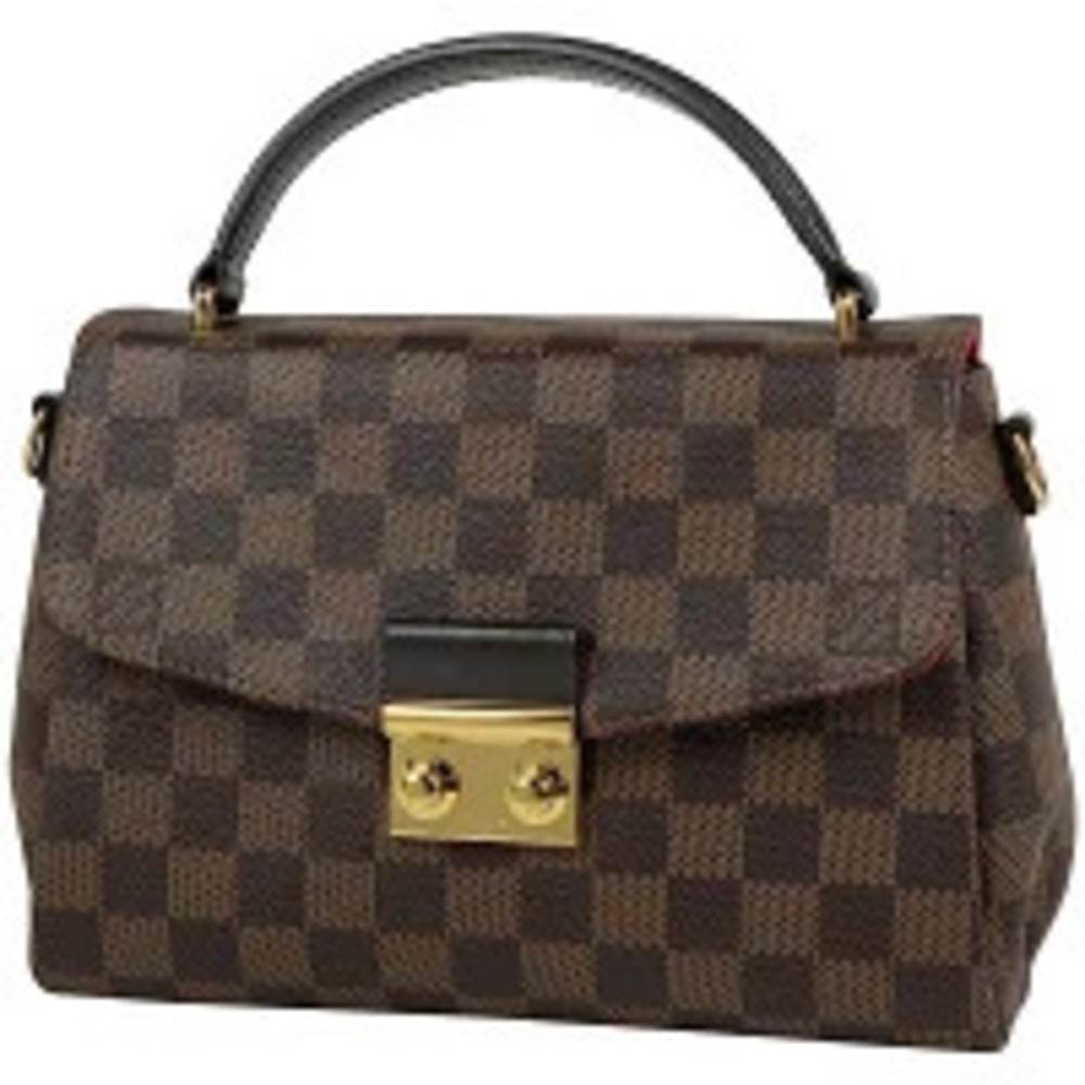 Louis Vuitton Croisette Shoulder Bag Handbag Damier Brown